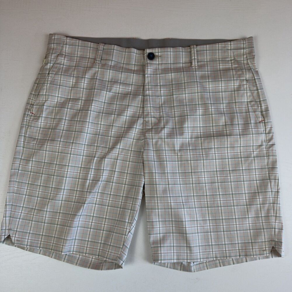 Tommy Bahama Golf Shorts Mens 41x9 Plaid Multicolor On Par Fairway Stretch